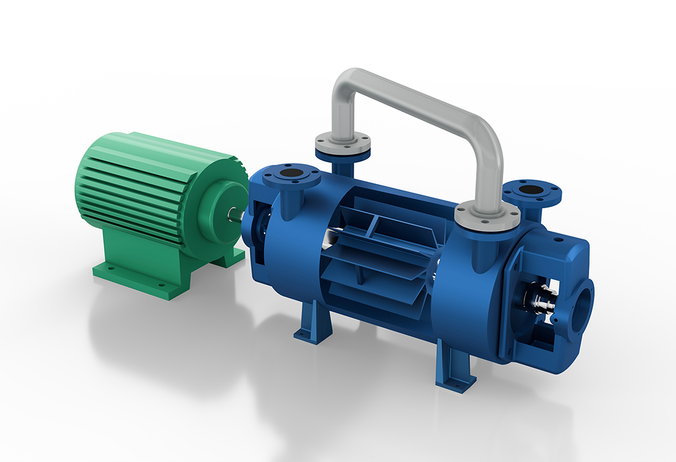 Single/Double Stage Liquid Ring Vacuum Pumps