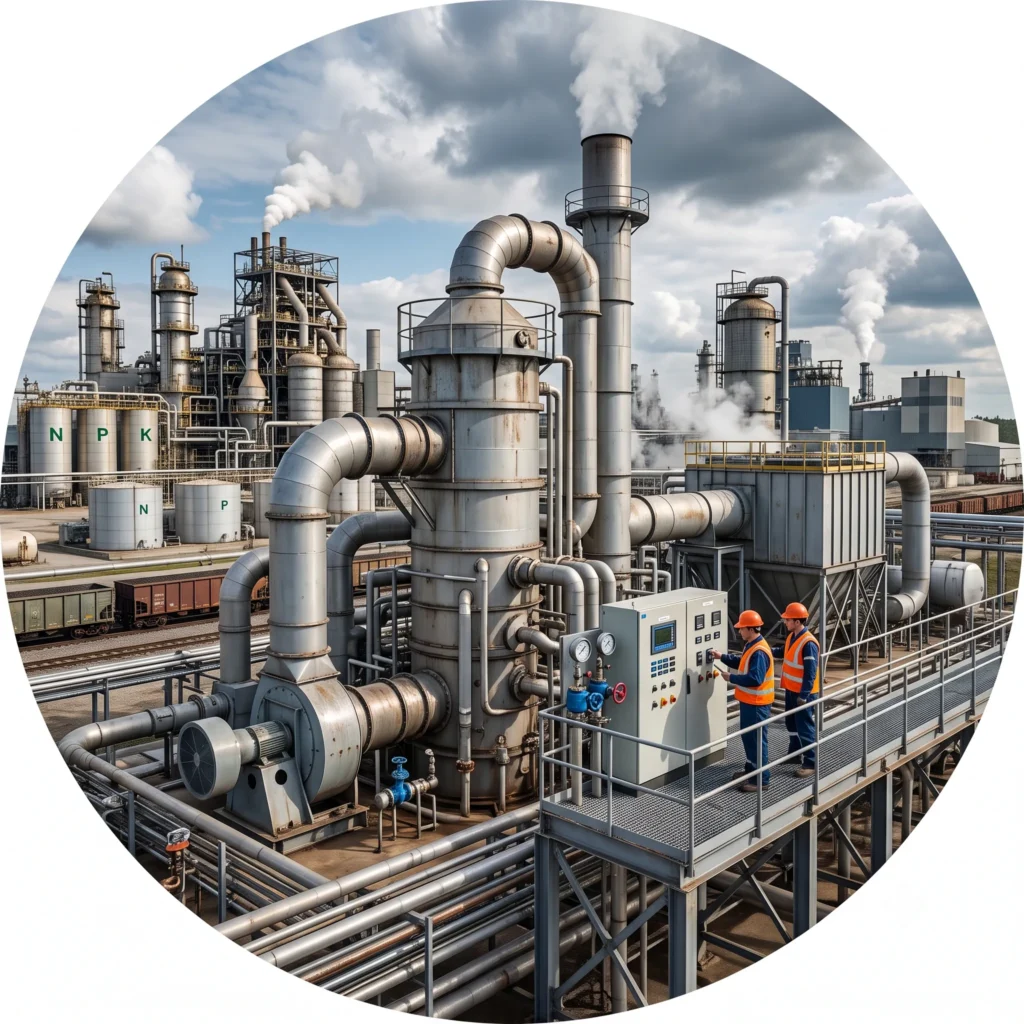 air pollution control equipment for Fertilizer Manufacturing Industries