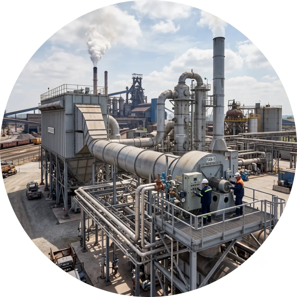air pollution control equipment for Metallurgical & Steel Processing Industries